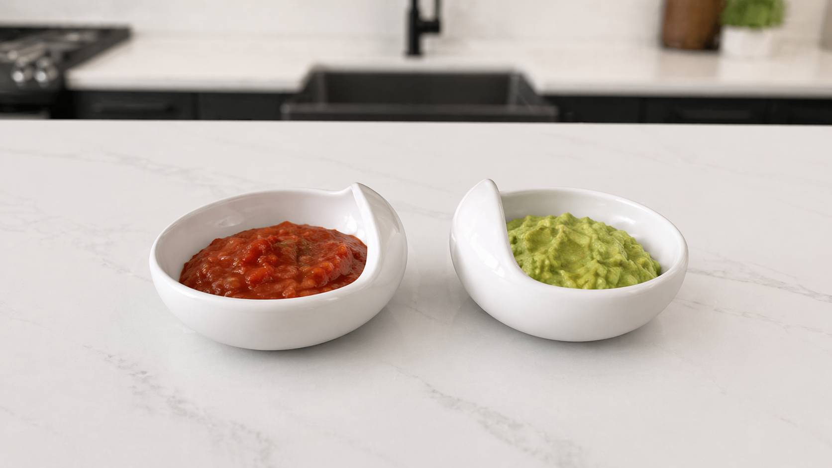 Two Paladas with salsa and guacamole